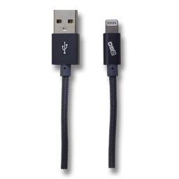 Zeige Details für USB Datenkabel - MFI zertifiziert - anthrazit - 200cm Bild von USB Datenkabel - MFI zertifiziert - anthrazit - 200cm