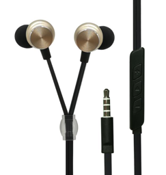 Zeige Details für In-Ear Stereo-Headset "Luxury" - gold Bild von In-Ear Stereo-Headset "Luxury" - gold