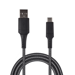 Zeige Details für USB Datenkabel "Xtreme" - schwarz - 100cm Bild von USB Datenkabel "Xtreme" - schwarz - 100cm