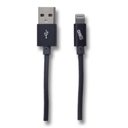 Zeige Details für USB Datenkabel - MFI zertifiziert - anthrazit - 100cm Bild von USB Datenkabel - MFI zertifiziert - anthrazit - 100cm
