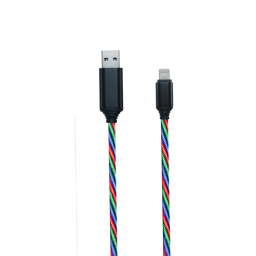 Zeige Details für USB Datenkabel "Tricolor" - mit LED-Beleuchtung - 100cm Bild von USB Datenkabel "Tricolor" - mit LED-Beleuchtung - 100cm