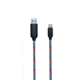 Zeige Details für USB Datenkabel "Tricolor" - mit LED-Beleuchtung - 100cm Bild von USB Datenkabel "Tricolor" - mit LED-Beleuchtung - 100cm