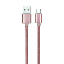 Zeige Details für USB Datenkabel "Luxury" - rose - 100cm Bild von USB Datenkabel "Luxury" - rose - 100cm