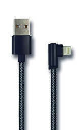 Zeige Details für USB Datenkabel "Deluxe" - Apple 8-Pin - schwarz Bild von USB Datenkabel "Deluxe" - Apple 8-Pin - schwarz