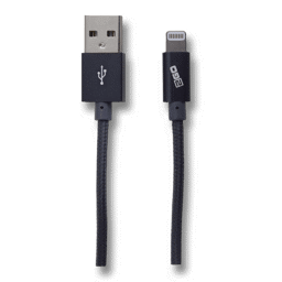 Bild von USB Datenkabel - MFI zertifiziert - anthrazit - 100cm
