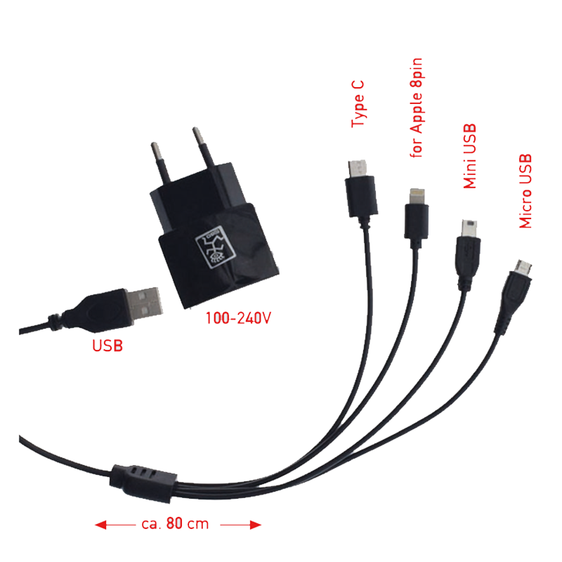 2GO Mobile.net - B2C -. USB Kfz-Ladegerät Micro USB 12V/24V 2,4A, schwarz