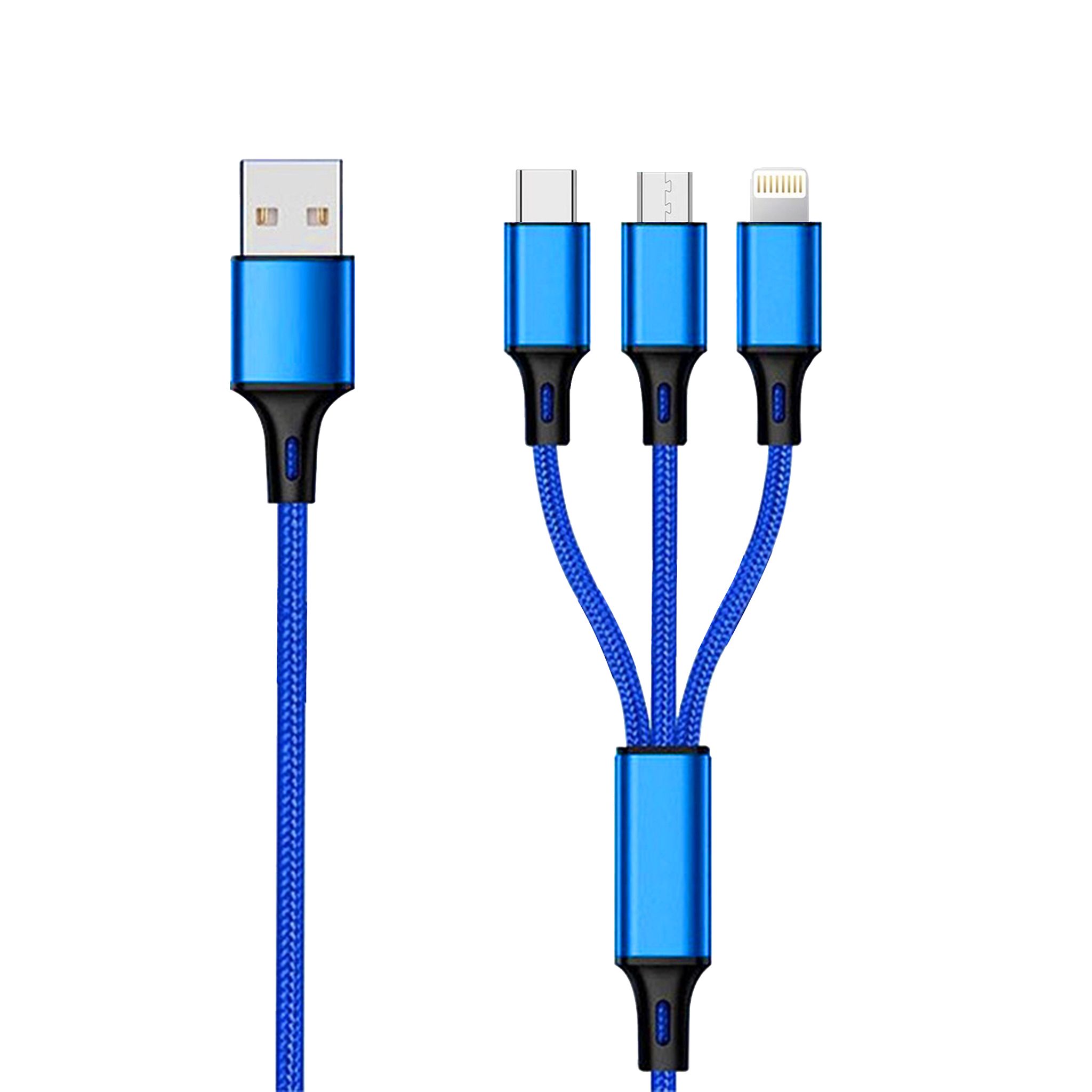 2GO Mobile.net - B2C -. 3 in 1 USB Ladekabel - rot - 150cm