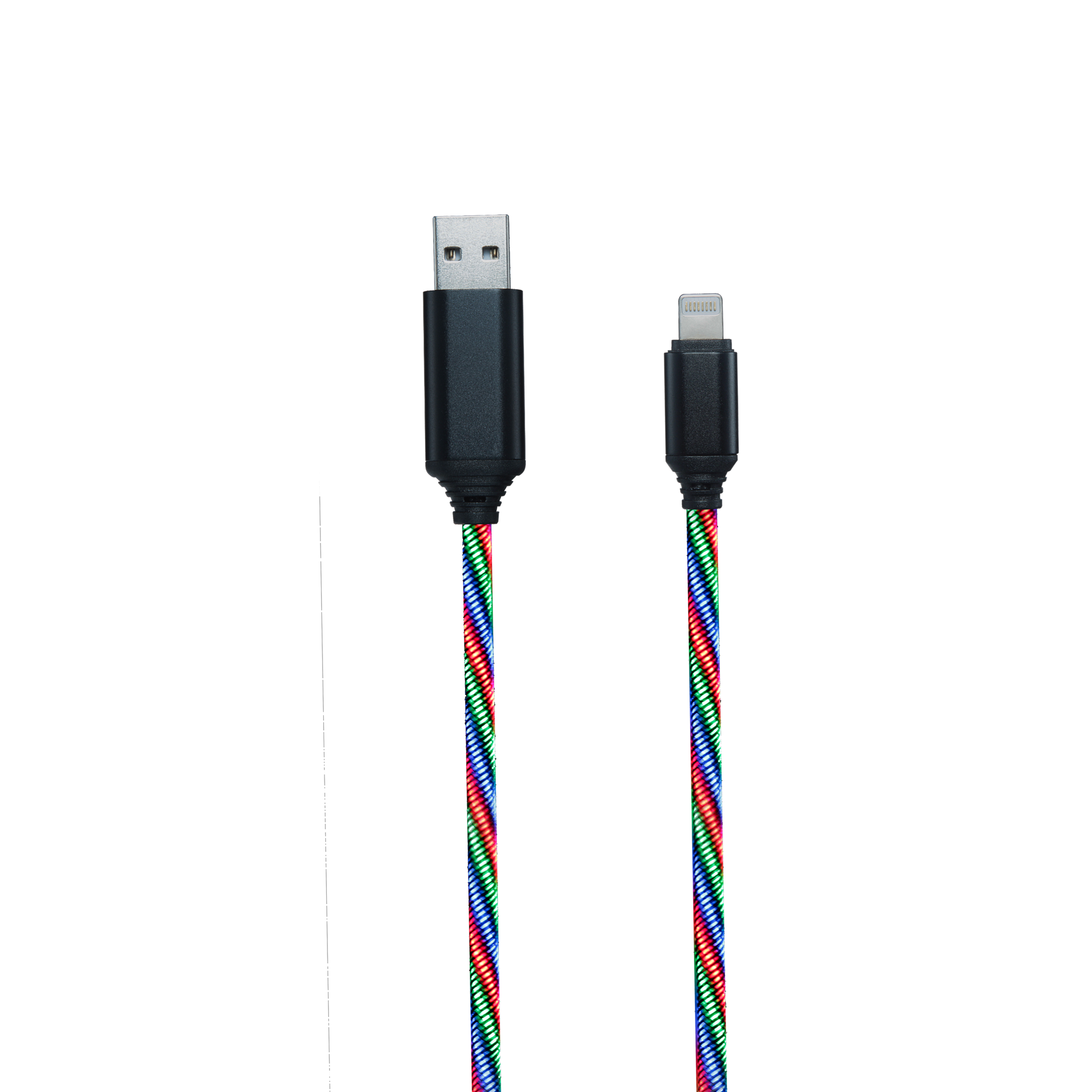 Bild von USB Datenkabel "Tricolor" - mit LED-Beleuchtung - 100cm