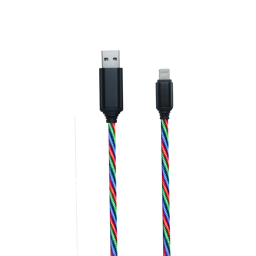 Bild von USB Datenkabel "Tricolor" - mit LED-Beleuchtung - 100cm