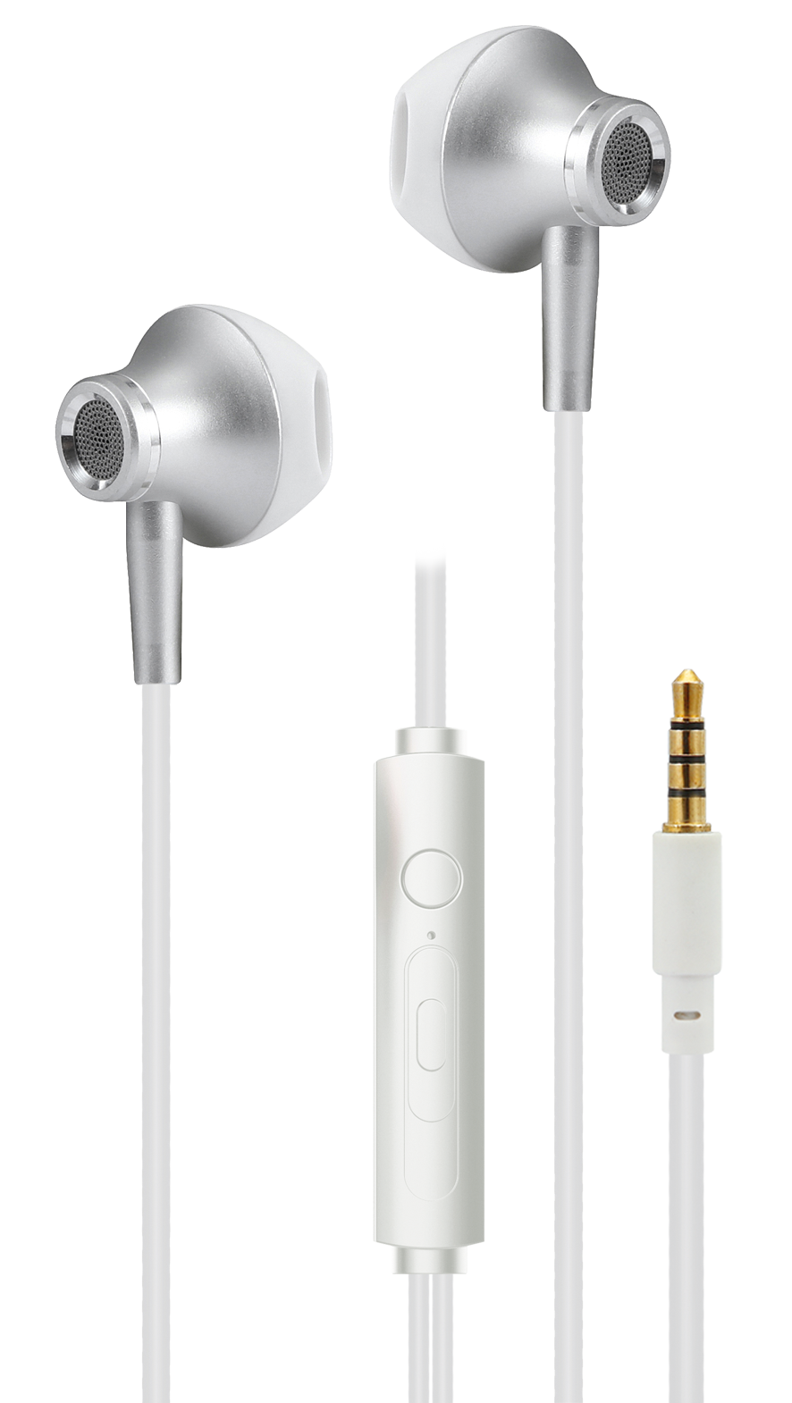 Bild von In-Ear Stereo-Headset "Deluxe" - silber