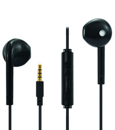 Bild von In-Ear Stereo-Headset "Comfort" - schwarz