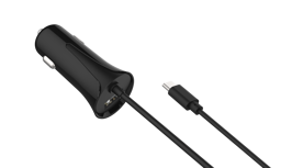 Bild von USB Kfz-Ladegerät Type C 12V/24V 2,4A, schwarz